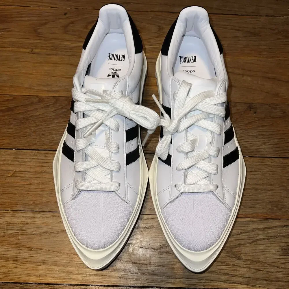 Adidas x Ivy Park Superstar Platform Cloud White Women Size 9.5/Men 8.5 NEW.NWB
